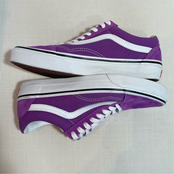 Vans Color Theory Old Skool Skate Sneakers Purple Magic Unisex Wm’s 8 Mn’s 6.5 - Picture 8 of 14
